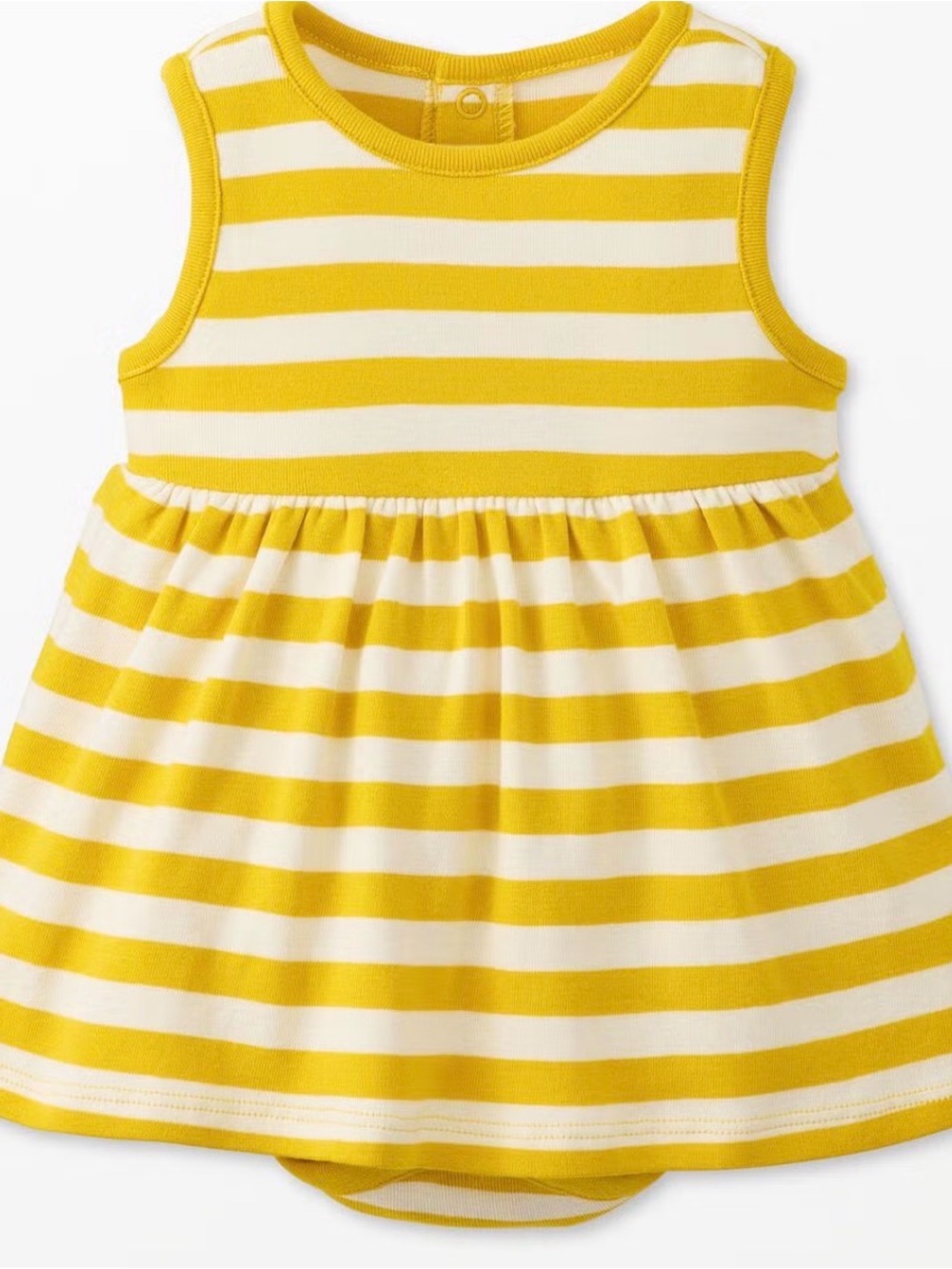 Hanna Andersson Baby Sleeveless Skirted Bodysuit